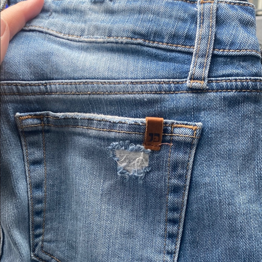 Blue Distressed Women's Jeans